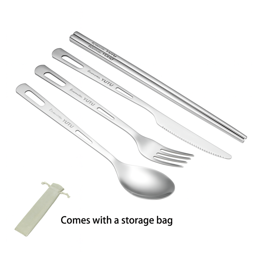Frostura | Titanium Outdoor Travel Cutlery Set