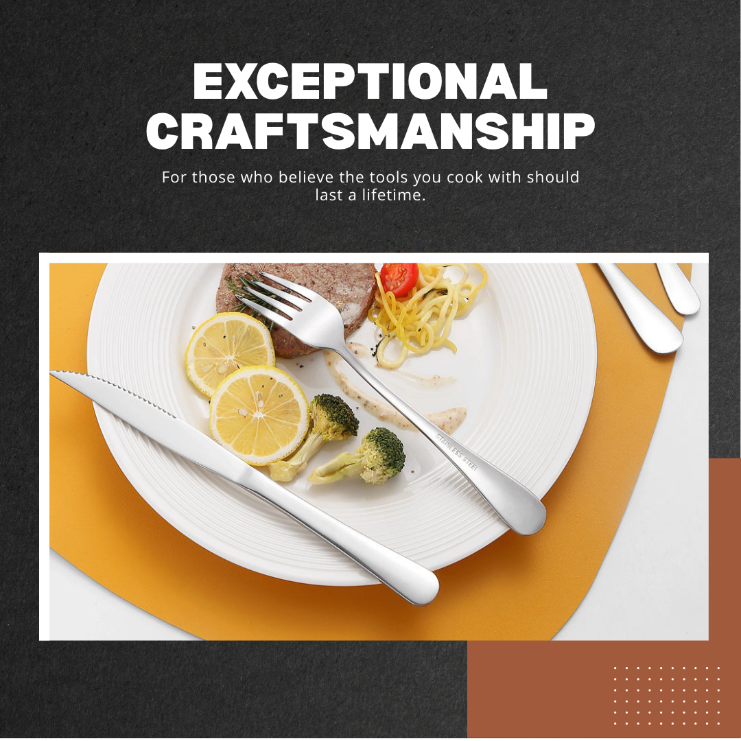 Silvara | 30-Piece Stainless Steel Cutlery Set