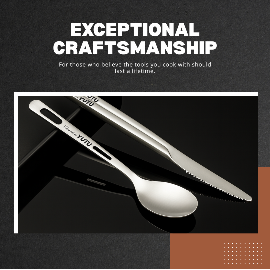 Frostura | Titanium Outdoor Travel Cutlery Set