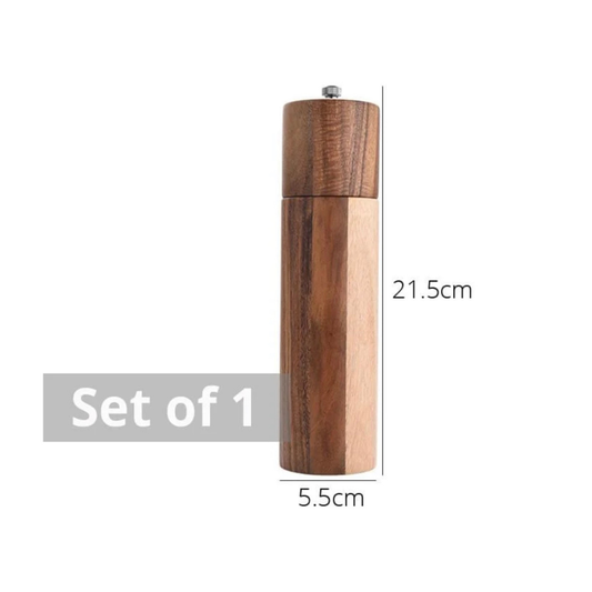 Auralyn | Acacia Wood Salt and Pepper Grinder Set