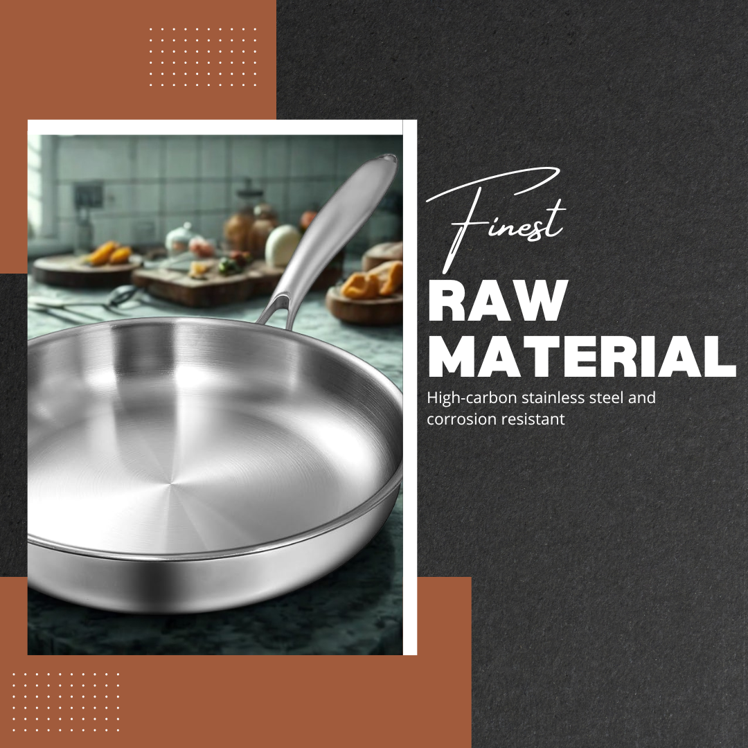 Veritas | 3-Piece Tri-Ply Stainless Steel Cookware Set