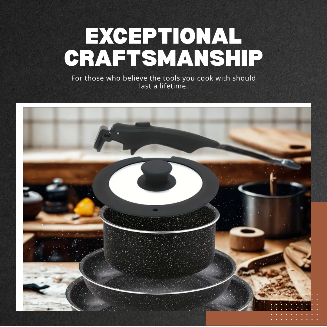 CeramiLux | 12-Piece Ceramic Cookware Set
