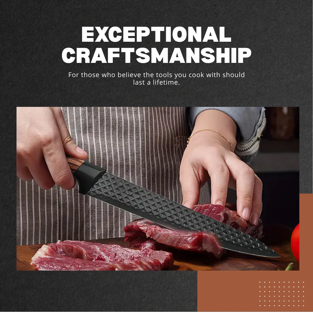 Culinaire | Premium 6-Piece Stainless Steel Kitchen Knife Set
