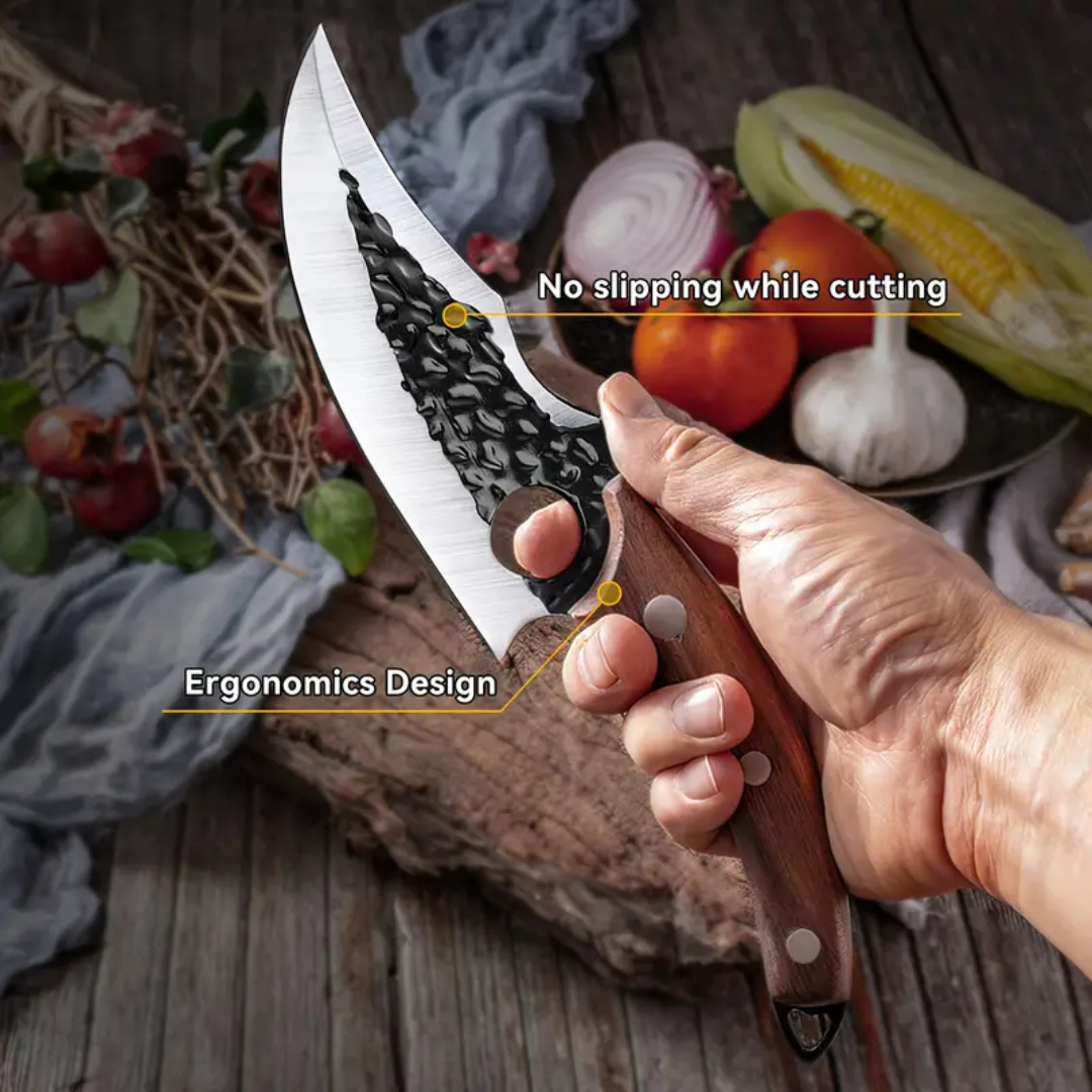 IronEdge | Hand-Forged Chef Cleaver with Sheath