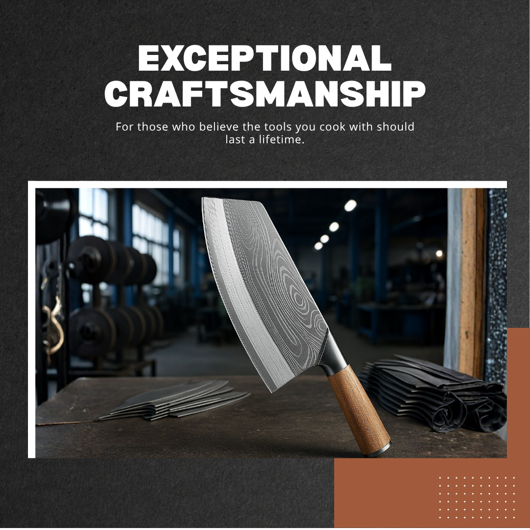 Kazan | Damascus Kitchen Knife