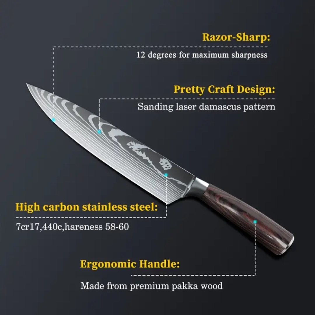 SharpCraft | 8-Inch Japanese Chef Knife