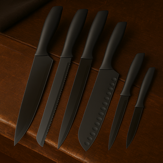 Novara | 8-Piece Portable Stainless Steel Kitchen Knife Set
