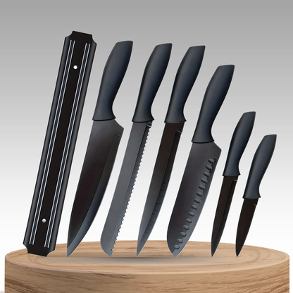 Forvex | 7-Piece Professional Knife Set with Magnetic Holder