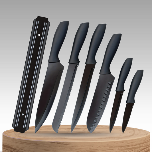 Forvex | 7-Piece Professional Knife Set with Magnetic Holder