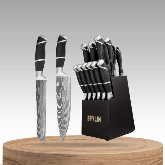 Zayrix | Contemporary Steel Knife Set
