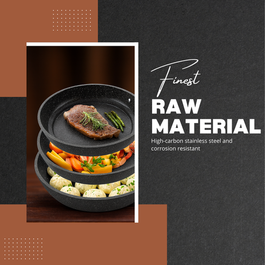 Duranelle | 3-Piece Multifunctional Frying Pan Set