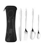 Veloria | 4-Piece Vintage Stainless Steel Cutlery Set