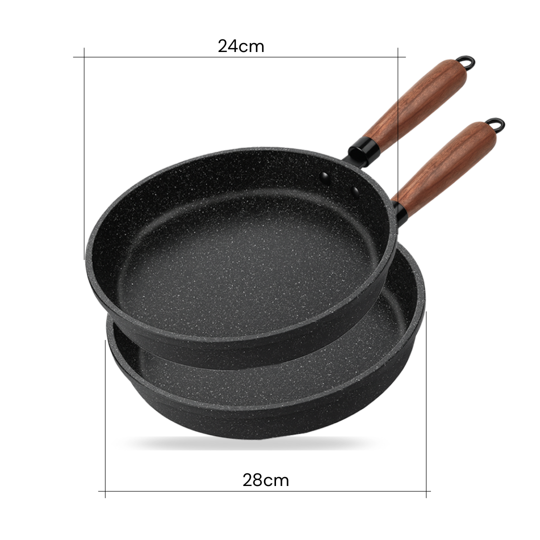 Gravelle | 2-Piece Non-Stick Frying Pan Set