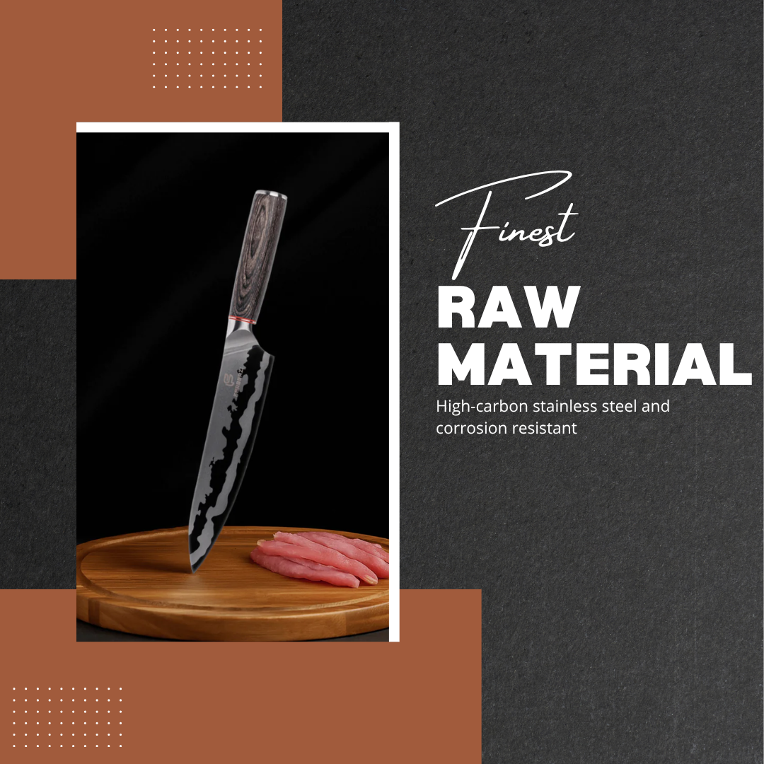 MidnightWood | 7-Piece Premium Kitchen Knife Set