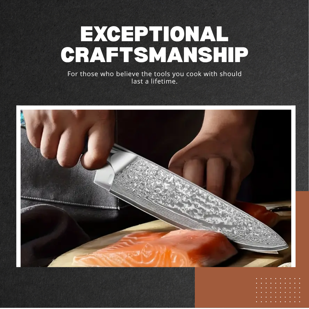 Kyzeno | Damascus Steel Chef Knife