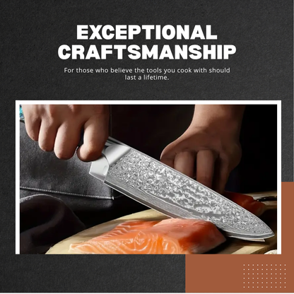 Kyzeno | Damascus Steel Chef Knife