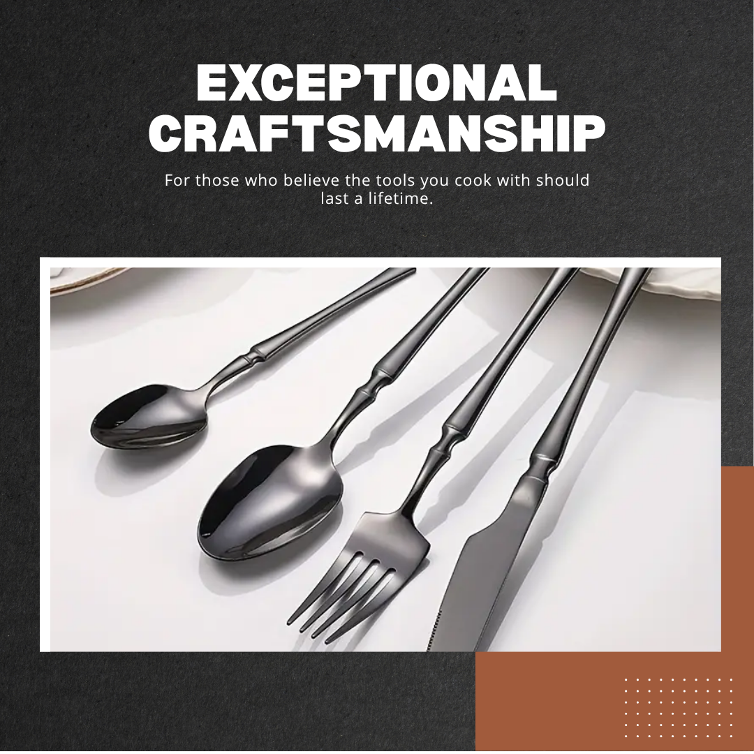 SilvaCraft | 30-Piece Premium Steel Dining Collection