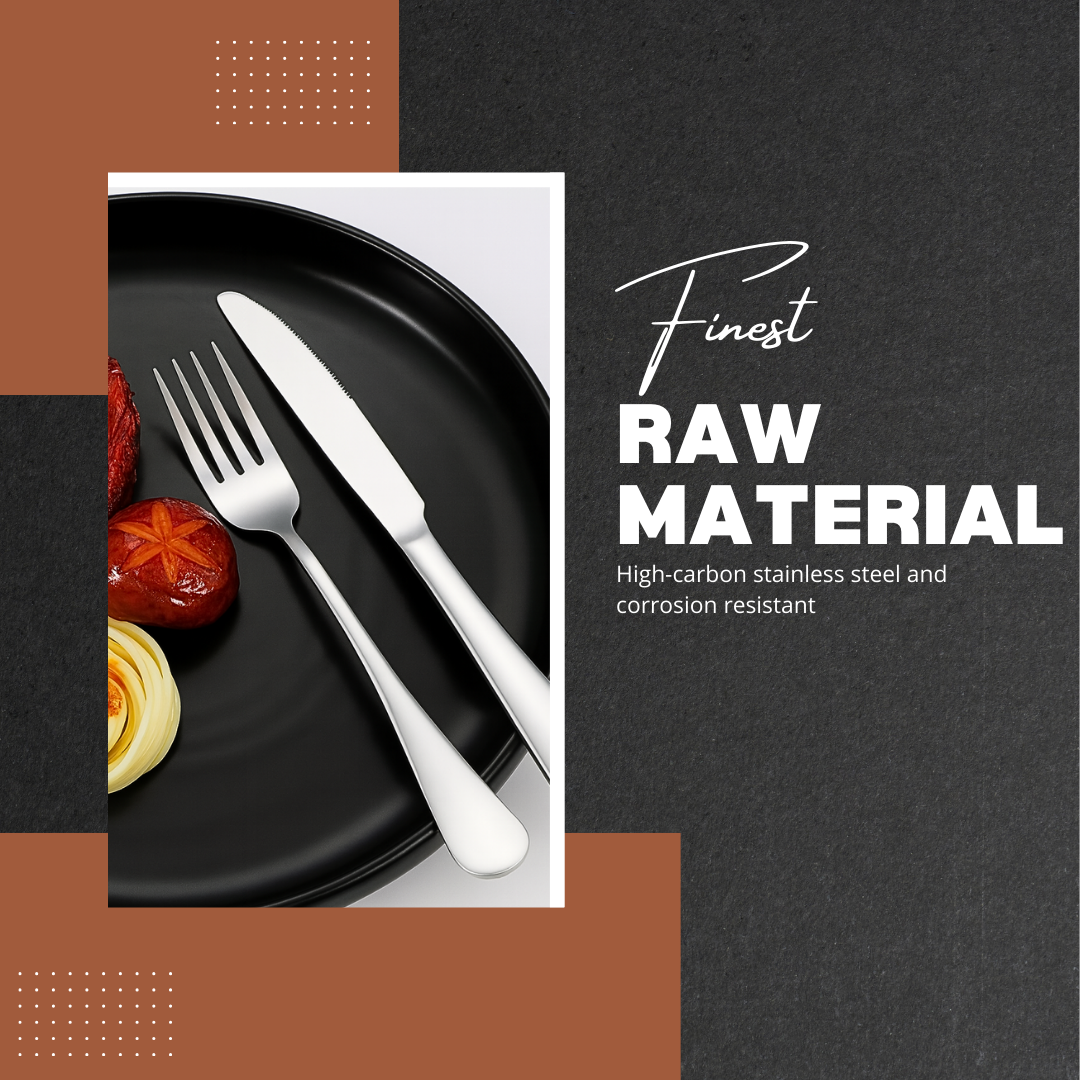 Silvara | 30-Piece Stainless Steel Cutlery Set