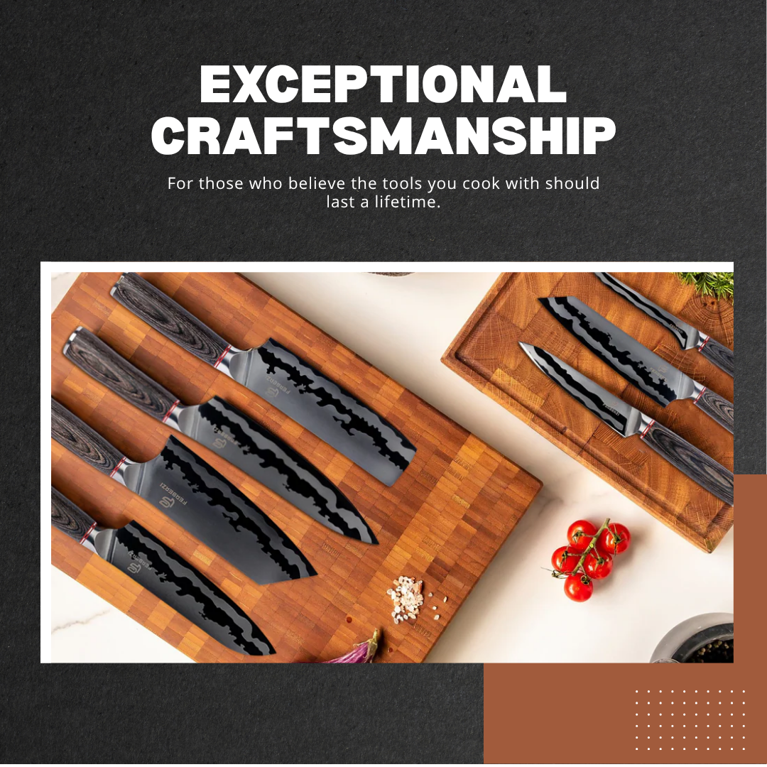 OnyxWood | 7-Piece Professional Knife Set