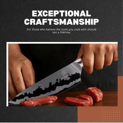 MidnightWood | 7-Piece Premium Kitchen Knife Set