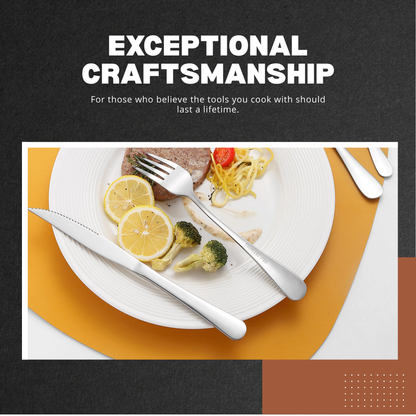 Silvara | 30-Piece Stainless Steel Cutlery Set
