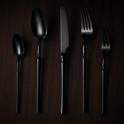 SilvaCraft | 30-Piece Premium Steel Dining Collection