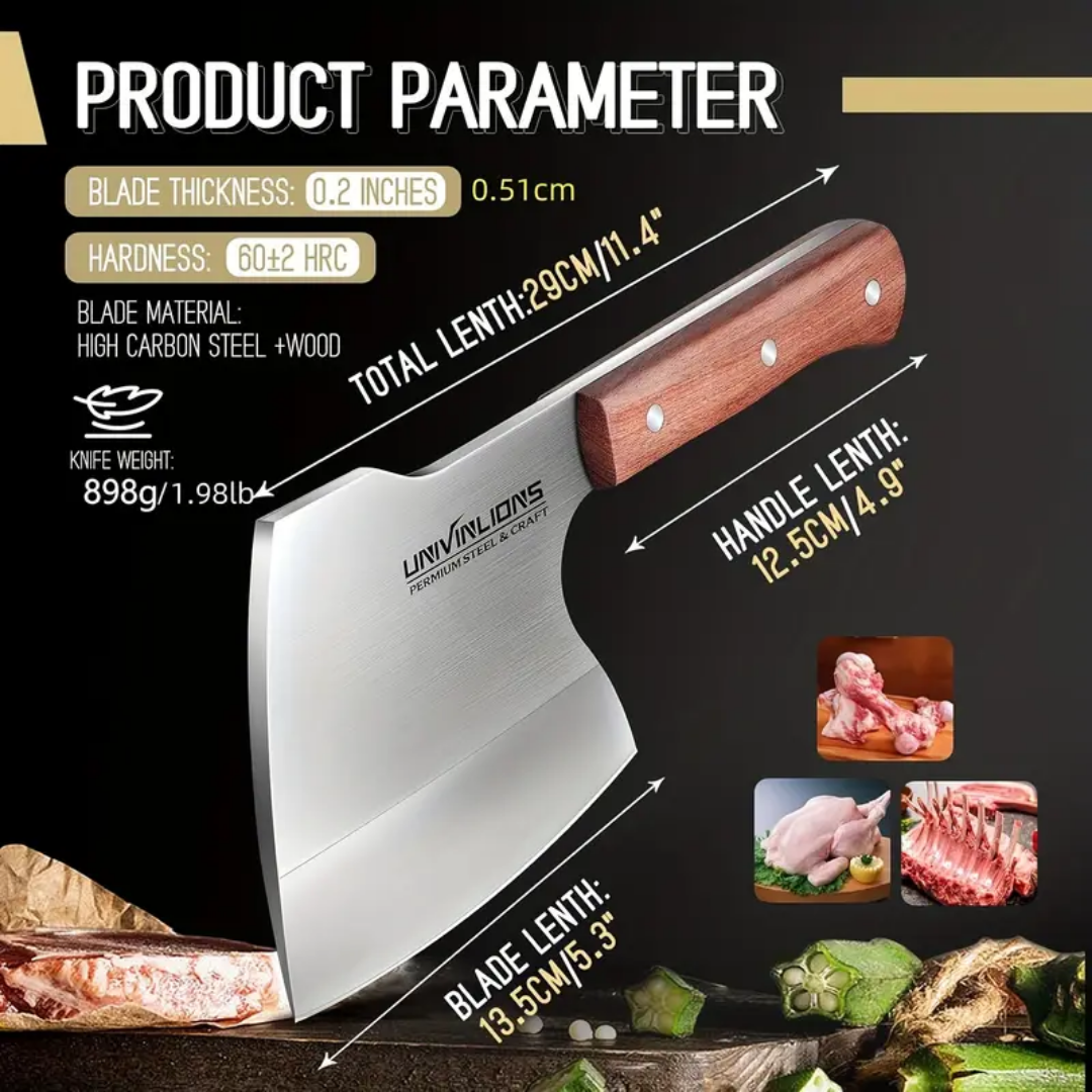 TitanSlice | Heavy-Duty Kitchen & BBQ Butcher’s Knife