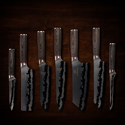 MidnightWood | 7-Piece Premium Kitchen Knife Set