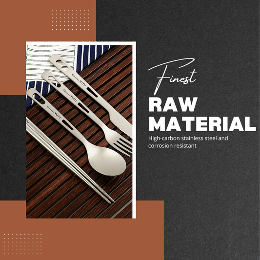 Frostura | Titanium Outdoor Travel Cutlery Set