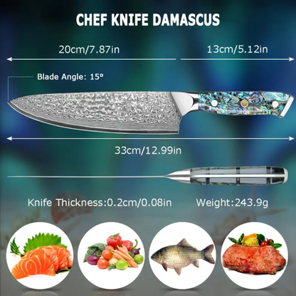 Ophir | Oceanwave Chef’s Knife