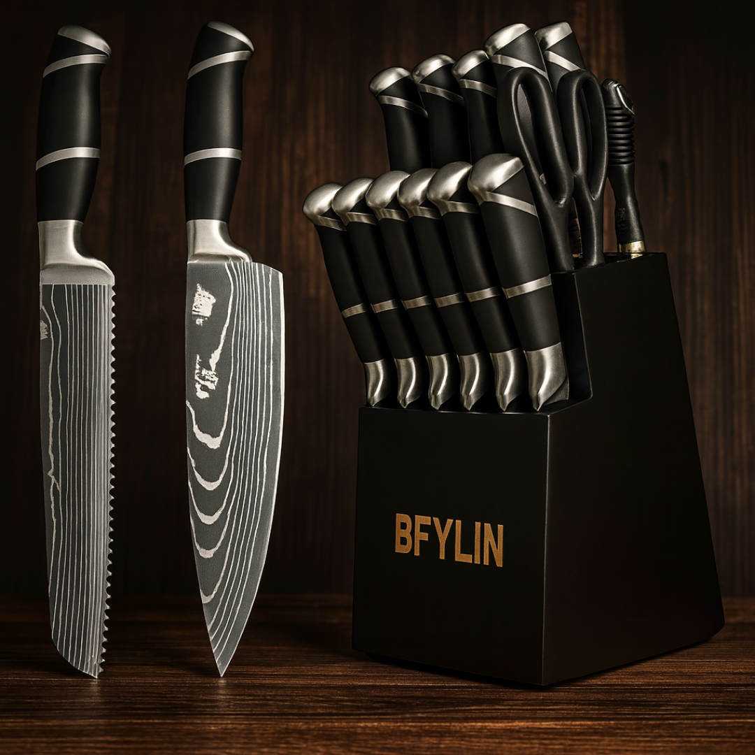 Zayrix | Contemporary Steel Knife Set