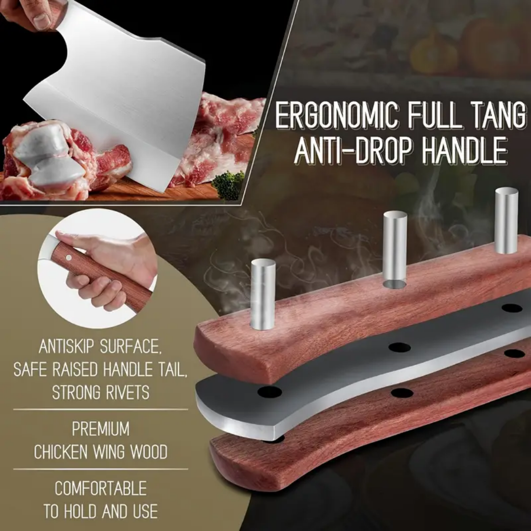 TitanSlice | Heavy-Duty Kitchen & BBQ Butcher’s Knife