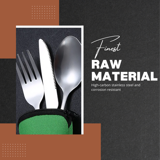 Veloria | 4-Piece Vintage Stainless Steel Cutlery Set