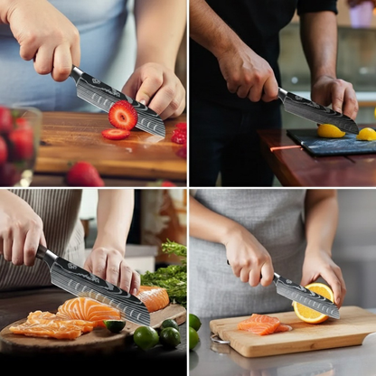 PureBlade | Hardwood Handle Santoku Knife