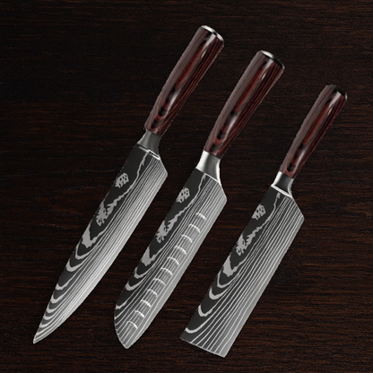 Zenrai | 3-Piece Master Chef Knife Set