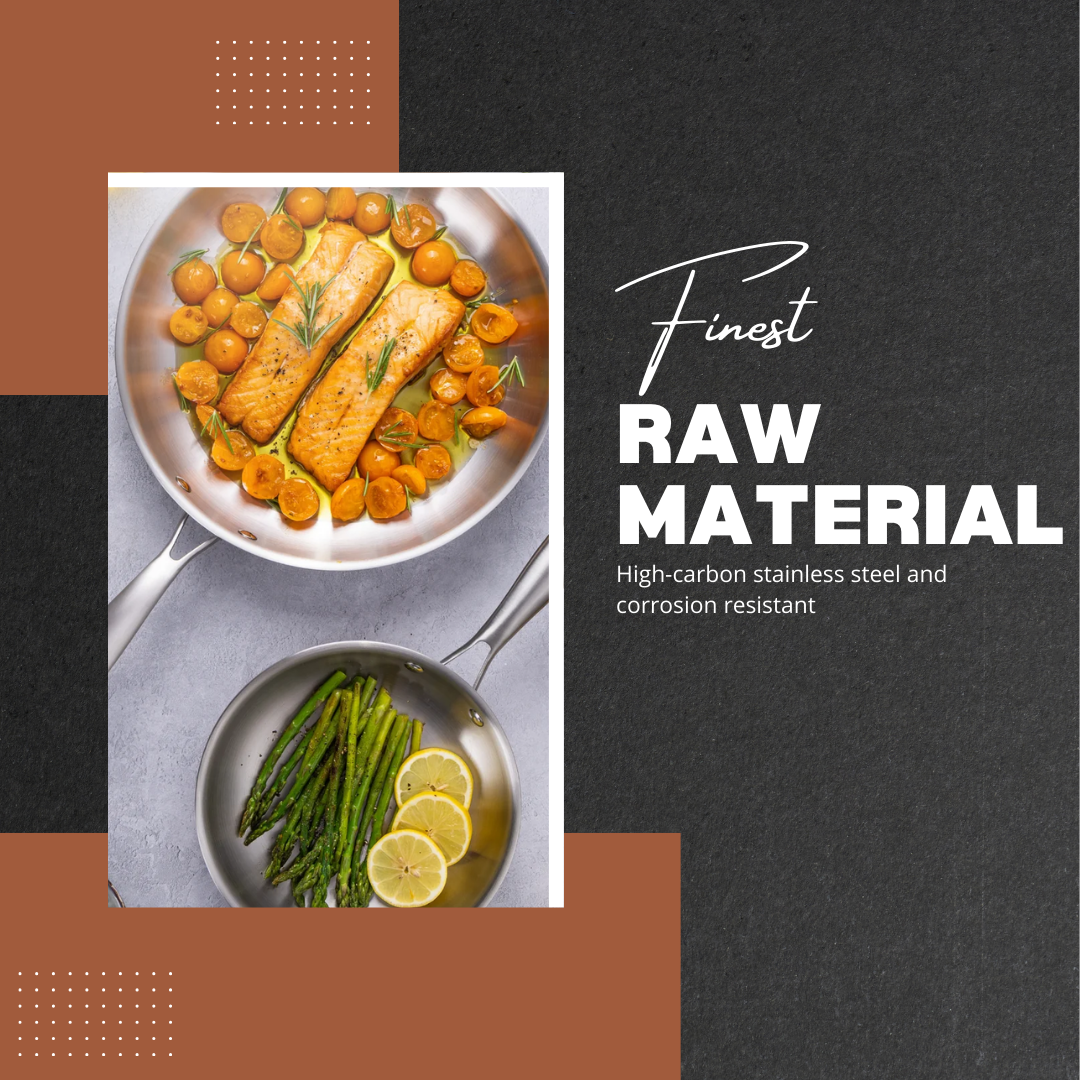 Ferrano | Stainless Steel Non-Stick Frying Pan