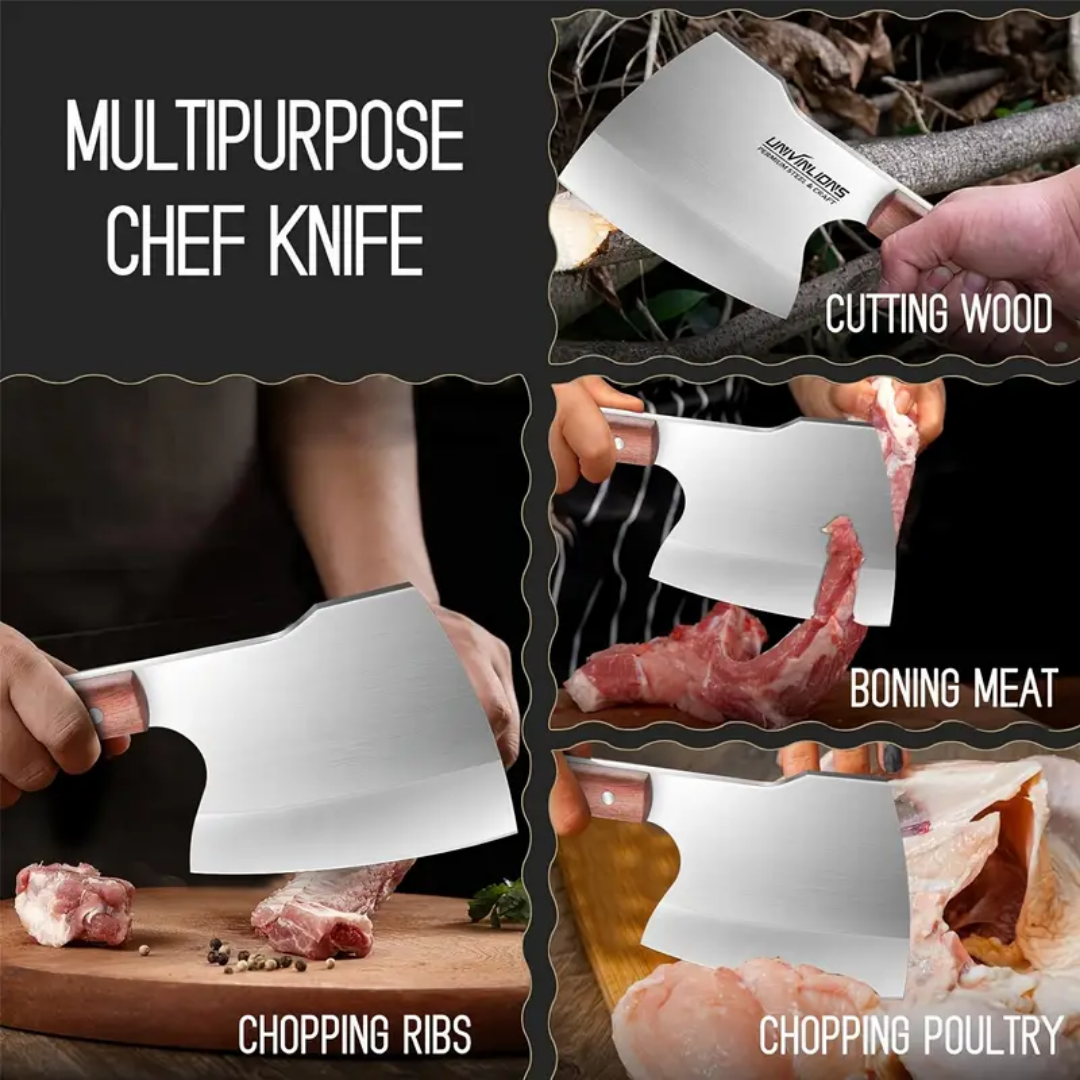 TitanSlice | Heavy-Duty Kitchen & BBQ Butcher’s Knife
