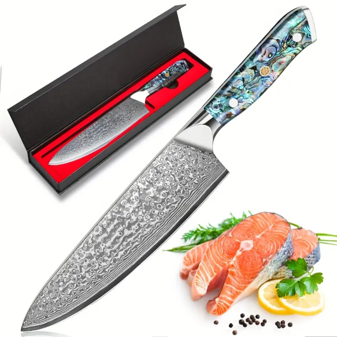 Kyzeno | Damascus Steel Chef Knife