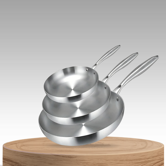 Veritas | 3-Piece Tri-Ply Stainless Steel Cookware Set