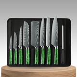 Novara | 8-Piece Portable Stainless Steel Kitchen Knife Set