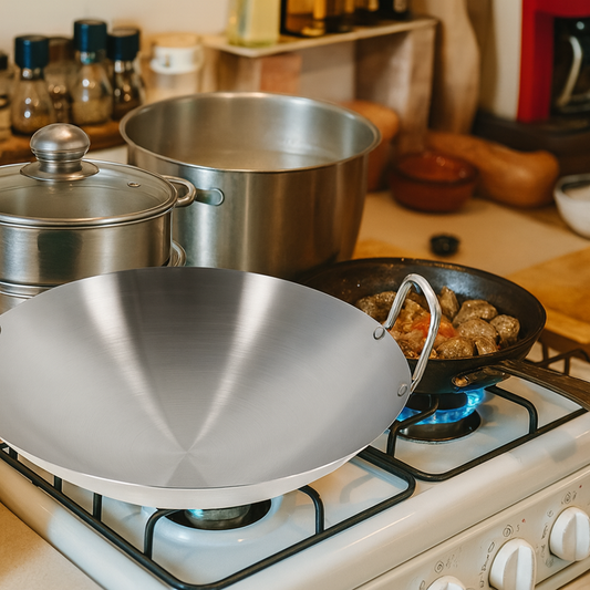 Gastrova | Heavy-Duty Stainless Steel Wok with Handles