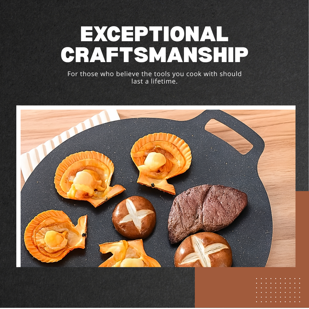 ForgePan | Large Cast Iron Non-Stick Grill Pan