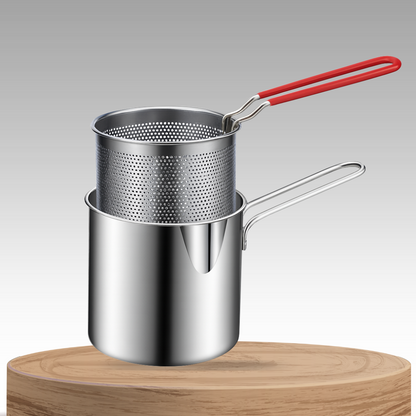 Kitchura | 2-Piece Stainless Steel Japanese Frying Pan Set