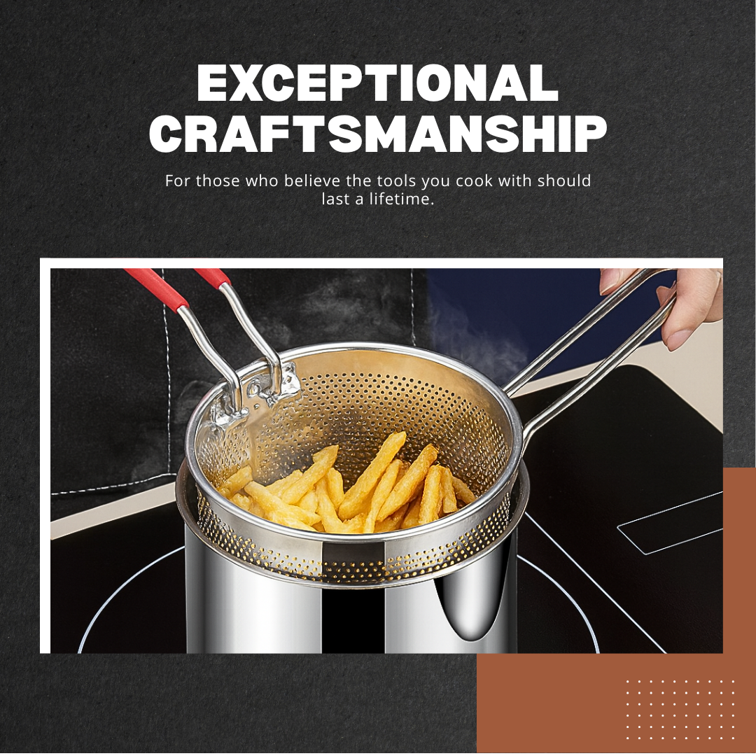 Kitchura | 2-Piece Stainless Steel Japanese Frying Pan Set