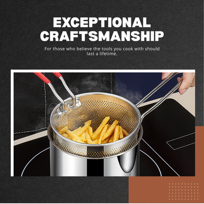 Kitchura | 2-Piece Stainless Steel Japanese Frying Pan Set