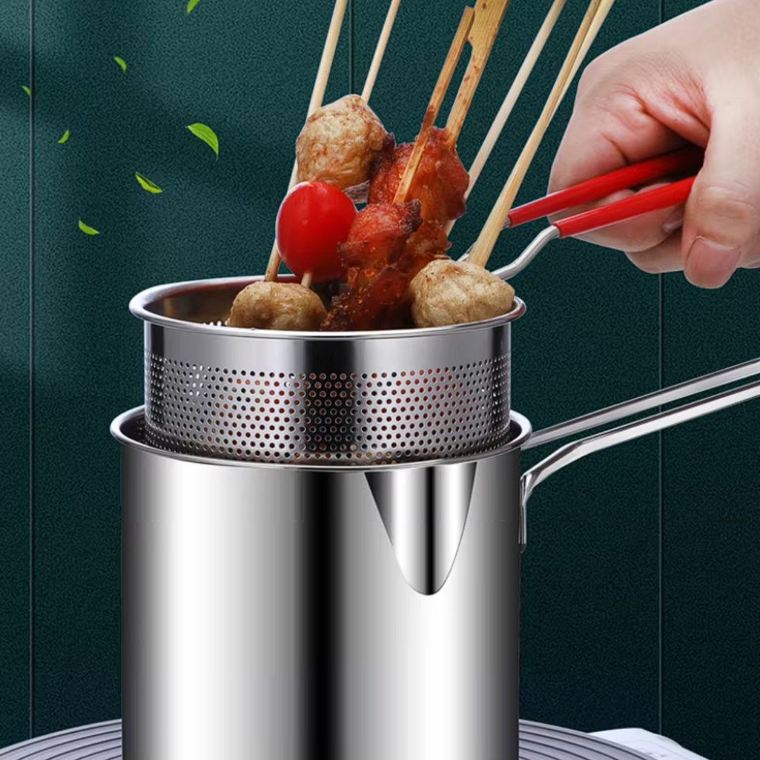 Kitchura | 2-Piece Stainless Steel Japanese Frying Pan Set