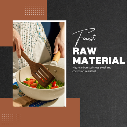 Tevara | 5-Piece Teak Wood Kitchen Utensil Set