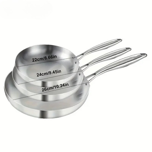 Veritas | 3-Piece Tri-Ply Stainless Steel Cookware Set