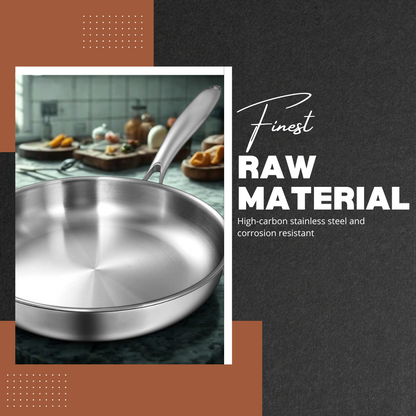 Veritas | 3-Piece Tri-Ply Stainless Steel Cookware Set