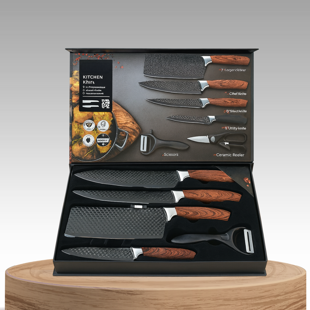 Culinaire | Premium 6-Piece Stainless Steel Kitchen Knife Set